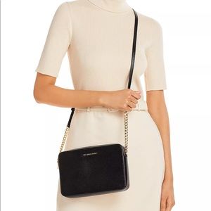 Michael Kors Jet Set Large Leather Crossbody